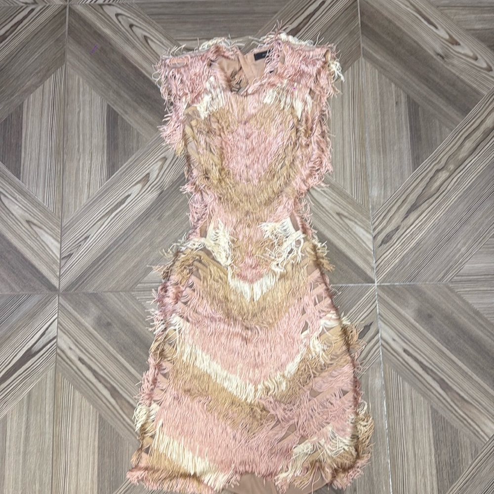 BCBG fringe dress NWT size 0